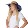 Baltimore Ravens NFL Womens Floral Straw Hat