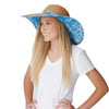 Detroit Lions NFL Womens Floral Straw Hat