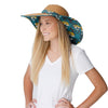 Jacksonville Jaguars NFL Womens Floral Straw Hat
