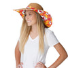 Kansas City Chiefs NFL Womens Floral Straw Hat