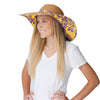 Minnesota Vikings NFL Womens Floral Straw Hat