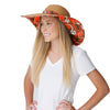Cleveland Browns NFL Womens Floral Straw Hat