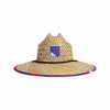 New York Rangers NHL Floral Straw Hat