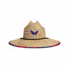 Washington Capitals NHL Floral Straw Hat