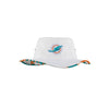 Miami Dolphins NFL Womens White Hybrid Boonie Hat