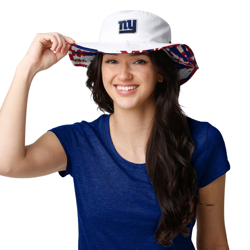 New York Giants NFL Womens White Hybrid Boonie Hat