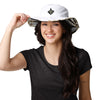 New Orleans Saints NFL Womens White Hybrid Boonie Hat