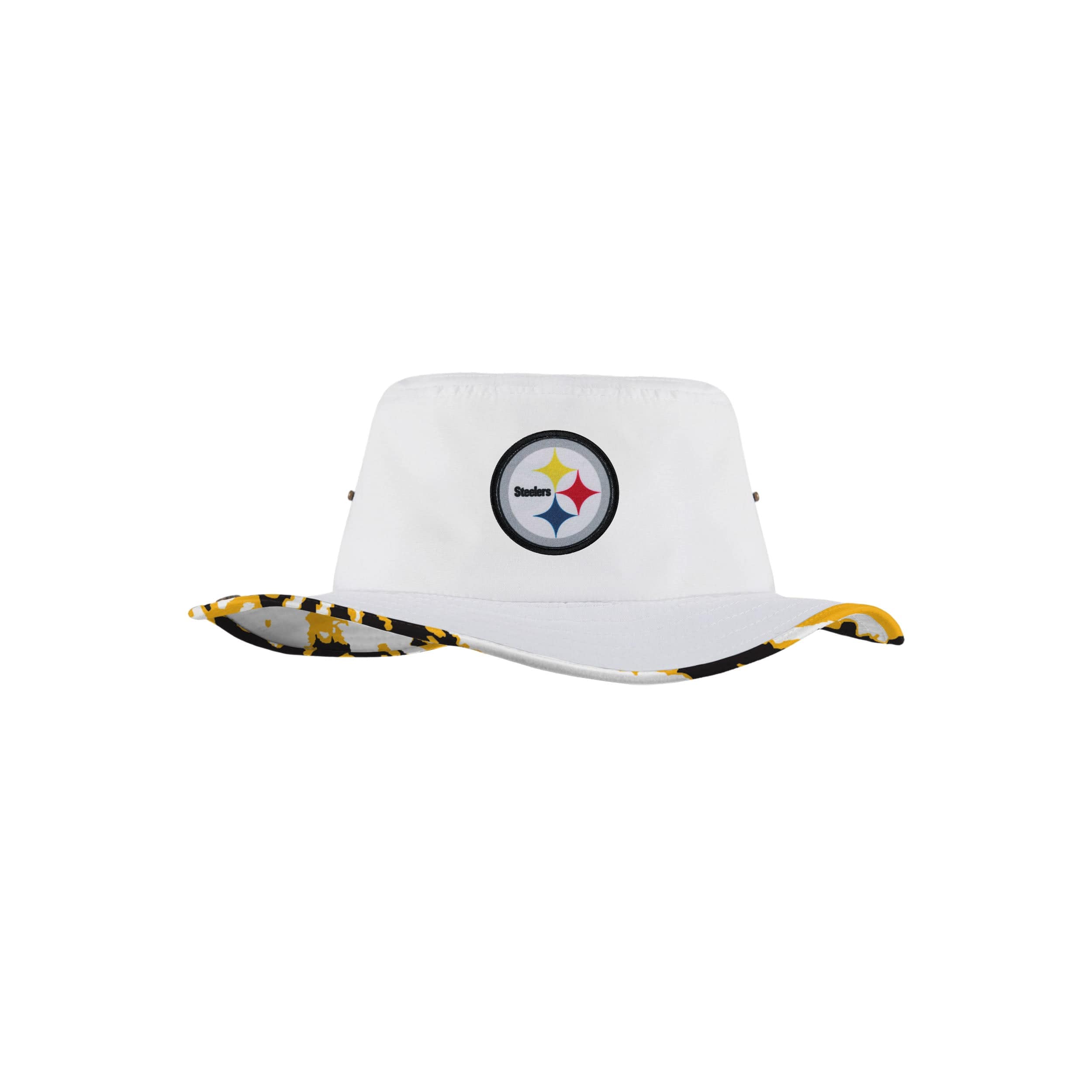 FOCO Pittsburgh Steelers NFL Womens White Hybrid Boonie Hat