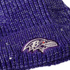 Baltimore Ravens Womens NFL Glitter Knit Light Up Beanie