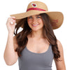 Arizona Cardinals NFL Womens Wordmark Beach Straw Hat