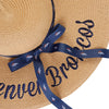 Denver Broncos NFL Womens Wordmark Beach Straw Hat
