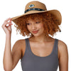 Green Bay Packers NFL Womens Wordmark Beach Straw Hat