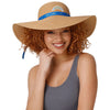 Los Angeles Chargers NFL Womens Wordmark Beach Straw Hat