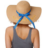 Los Angeles Chargers NFL Womens Wordmark Beach Straw Hat