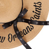 New Orleans Saints NFL Womens Wordmark Beach Straw Hat
