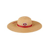 San Francisco 49ers NFL Womens Wordmark Beach Straw Hat