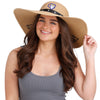 Los Angeles Rams NFL Womens Wordmark Beach Straw Hat