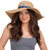 Seattle Seahawks NFL Womens Wordmark Beach Straw Hat