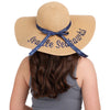 Seattle Seahawks NFL Womens Wordmark Beach Straw Hat