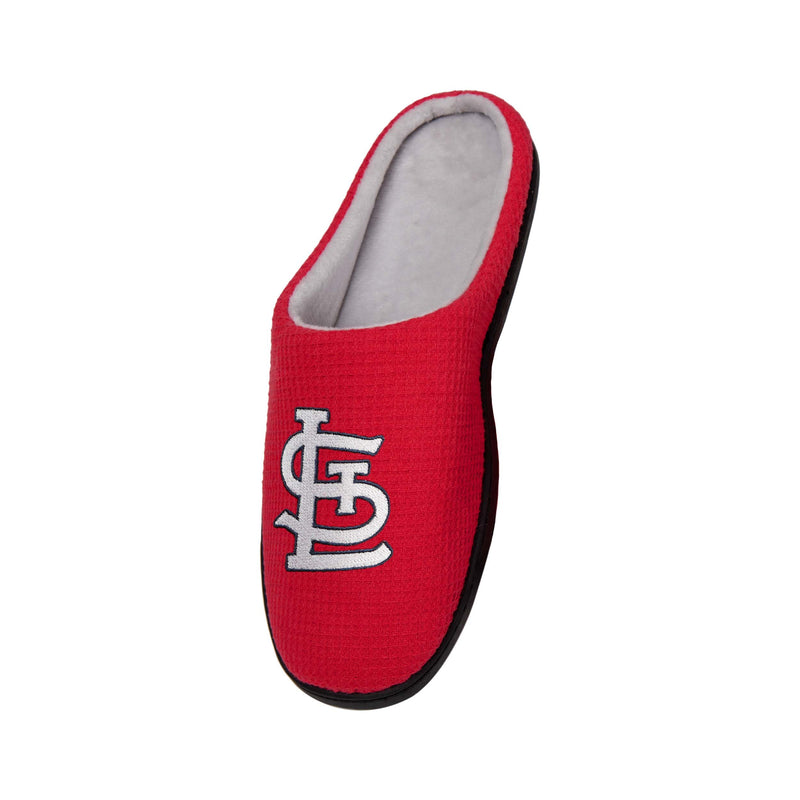 St Louis Cardinals MLB Womens Heel Strap Wordmark Fur Slide