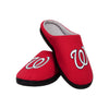 Washington Nationals MLB Mens Memory Foam Slide Slippers