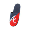 Atlanta Braves MLB Mens Team Logo Staycation Slippers