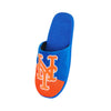 New York Mets MLB Mens Logo Staycation Slippers