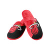 Miami Heat NBA Mens Team Logo Staycation Slippers