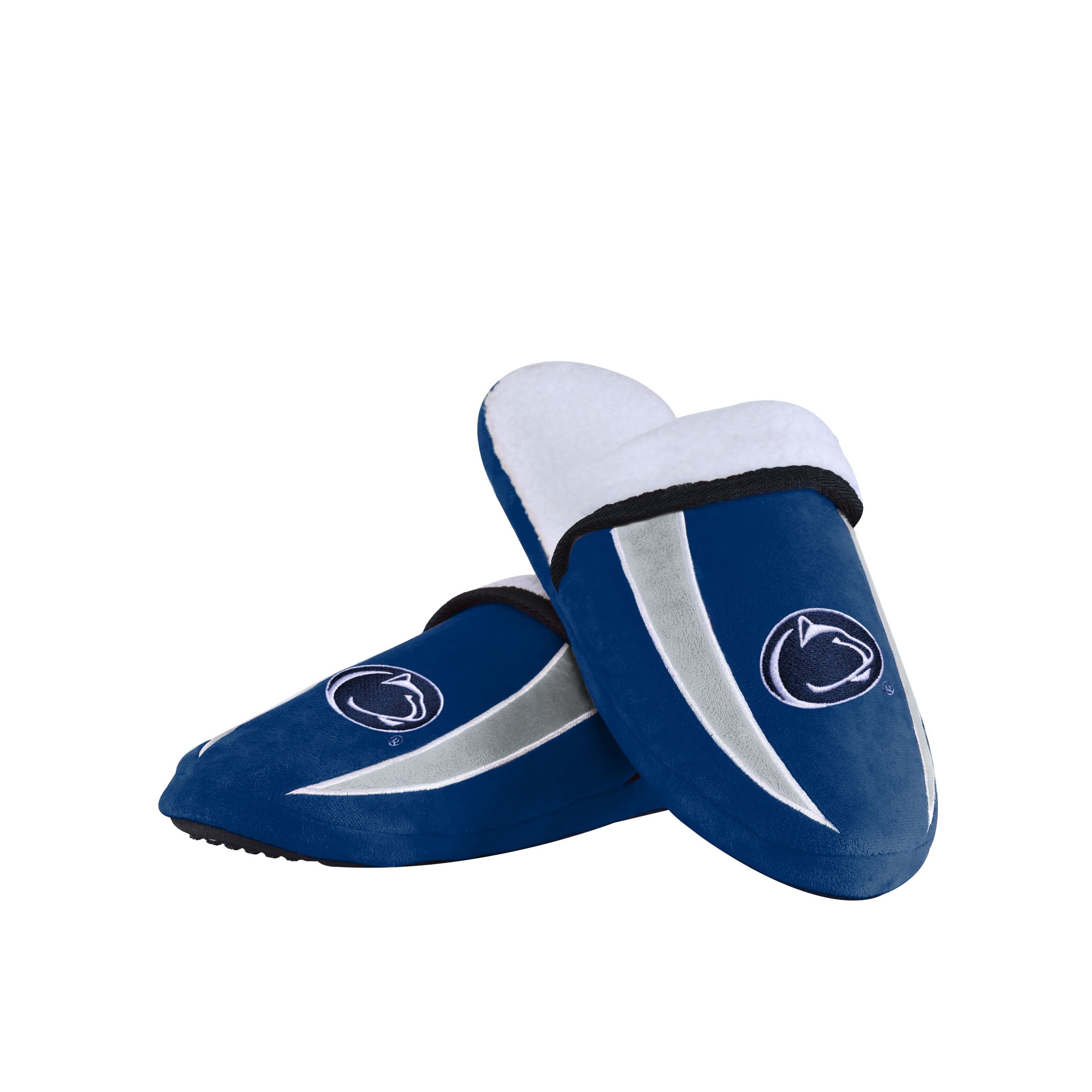 State Nittany Lions NCAA Mens Sherpa Slide Slippers