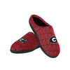 Georgia Bulldogs NCAA Mens Poly Knit Cup Sole Slippers