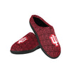 Indiana Hoosiers NCAA Mens Poly Knit Cup Sole Slippers