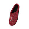 Ohio State Buckeyes NCAA Mens Poly Knit Cup Sole Slippers