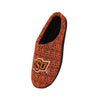 Oklahoma State Cowboys NCAA Mens Poly Knit Cup Sole Slippers