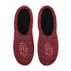 Oklahoma Sooners NCAA Mens Poly Knit Cup Sole Slippers
