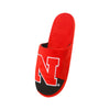 Nebraska Cornhuskers NCAA Mens Team Logo Staycation Slippers