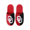 Oklahoma Sooners NCAA Mens Team Logo Staycation Slippers