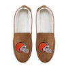 Cleveland Browns NFL Exclusive Mens Beige Moccasin Slippers