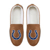 Indianapolis Colts NFL Exclusive Mens Beige Moccasin Slippers