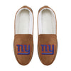 New York Giants NFL Exclusive Mens Beige Moccasin Slippers