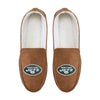 New York Jets NFL Exclusive Mens Beige Moccasin Slippers
