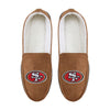 San Francisco 49ers NFL Exclusive Mens Beige Moccasin Slippers