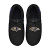 Baltimore Ravens NFL Mens Big Logo Athletic Moccasin Slippers