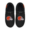 Cleveland Browns NFL Mens Big Logo Athletic Moccasin Slippers
