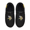 Minnesota Vikings NFL Mens Big Logo Athletic Moccasin Slippers