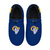 Los Angeles Rams NFL Mens Big Logo Athletic Moccasin Slippers