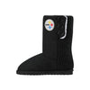 Pittsburgh Steelers NFL Knit High End Button Boot Slipper
