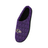 Baltimore Ravens NFL Mens Poly Knit Cup Sole Slippers
