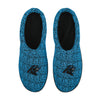 Carolina Panthers NFL Mens Poly Knit Cup Sole Slippers
