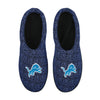 Detroit Lions NFL Mens Poly Knit Cup Sole Slippers