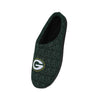 Green Bay Packers NFL Mens Poly Knit Cup Sole Slippers